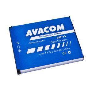 Avacom Baterie do mobilu Sony Gsse-w900-s950a Li-ion 3,7V 950mAh - neoriginální - Baterie do mobilu Sony Ericsson K550i, K800, W900i Li-ion 3,7V 950mA
