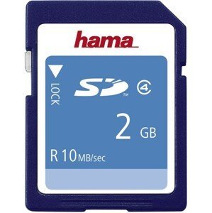 Hama paměťová karta Sd 2 Gb Class 4 10 Mb/s