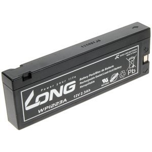 Long Baterie do videokamery Panasonic baterie 12V 2,1Ah F13 (WP1223A) - olověný akumulátor pro Aed, Ecg, Ekg, defibrilátory