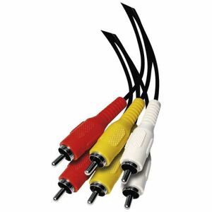 Emos cinch Rca kabel Sb4201 3Rca/m - 3Rca/m 1,5M