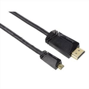 Hama Hdmi kabel 122120 Micro Hdmi kbl.vidlice,1,5m