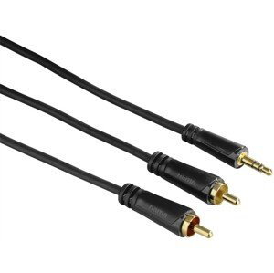 Hama kabel audio kabel jack - 2 cinch, pozlacený, 3*, 1,5 m