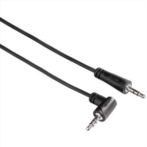 Hama reproduktorový kabel audio kabel jack vidlice - jack vidlice 90 st., 3,5 mm stereo, 0,5 m