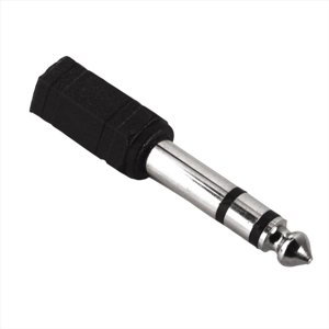 Hama reproduktorový kabel redukce jack vidlice 6,3 mm - jack zásuvka 3,5 mm, stereo