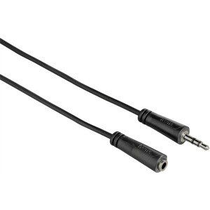 Hama reproduktorový kabel prodlužovačka jack 3,5mm stereo vidlice - zásuvka, 3 m, sáček