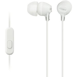 Sony Mdr-ex15apw sluchátka s mikrofonem, White