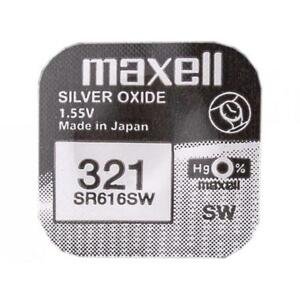knoflíková baterie Nenabíjecí knoflíková baterie 321 Maxell Silver Oxide 1ks Blistr