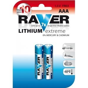 Raver mikrotužková baterie Aaa B7811 Lithiova R03