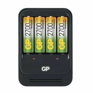 Gp nabíječka baterií B0057 Pb570 + 4x Aa Gp2700nimh