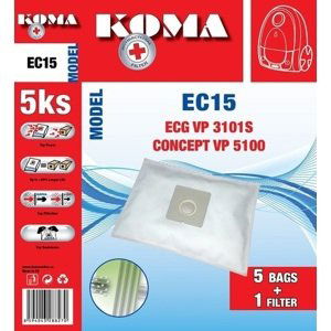 Koma sáčky do vysavače Ec15s - Ecg Vp 3101S Sms