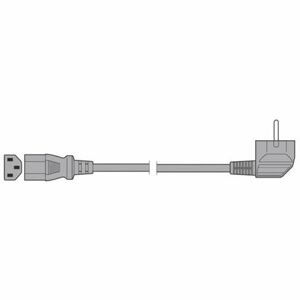 Emos napájecí kabel S11370 Flexo K Pc 3x0,75 1,5M,černá