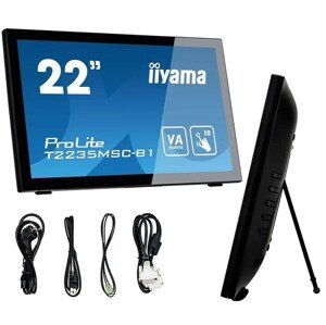 Lcd monitor 22" Lcd iiyama T2235msc-b1 -VA,6ms,3000:1,repro