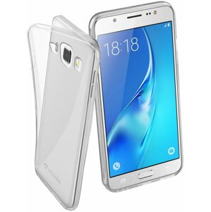 pouzdro na mobil Extratenký zadní kryt Cellularline Fine pro Samsung Galaxy J5 (2016), bezbarvý