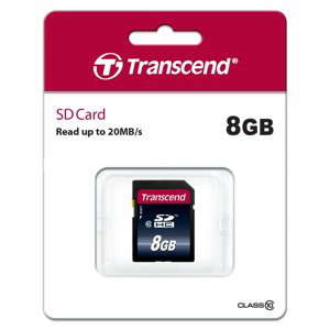 Transcend paměťová karta Ts8gusdhc10 Micro Sdhc karta