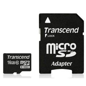 Transcend paměťová karta Ts16gusdhc10 Micro Sdhc karta
