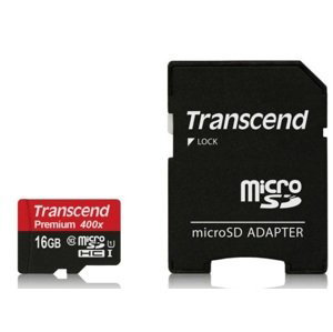 Transcend paměťová karta Ts16gusdu1 Micro Sdhc karta