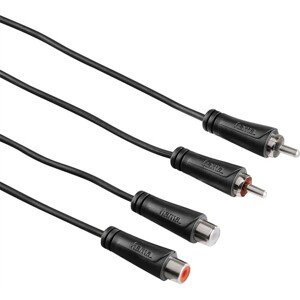 Hama reproduktorový kabel prodlužovací audio kabel, 2 cinch - 2 cinch, 1*, 5 m