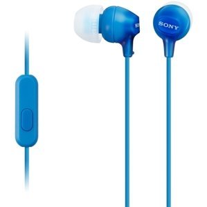 Sony Mdr-ex15apli sluchátka s mikrofonem, Blue