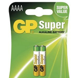 Aaaa baterie Alkalická speciální baterie Gp 25A (AAAA, Lr61) 1,5 V, 2 ks