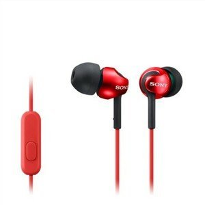 Sony sluchátka Mdr-ex110ap Red