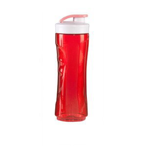 Láhev na smoothie DOMO - transparentní červená 600 ml