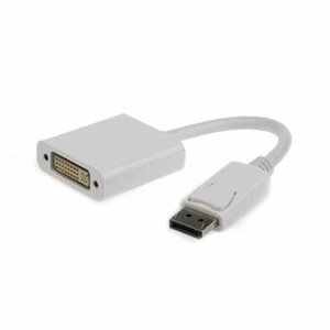 GEMBIRD red. Displayport na DVI, M/F; A-DPM-DVIF-002-W