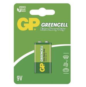 Baterie GP Greencell 6F22 (9V), 1 ks v blistru; 1012511000