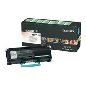 Lexmark originální toner E360H11E, black, 9000str., return, high capacity, Lexmark E360, E460; E360H11E