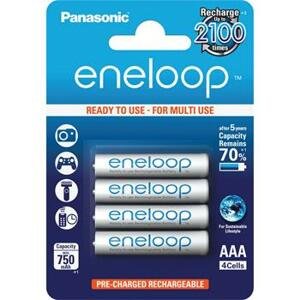 Baterie Panasonic Eneloop AAA 4ks 4MCCE/4BE; 4MCCE/4BE