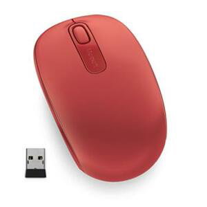 Microsoft Wireless Mobile Mouse 1850, Flame Red; U7Z-00034