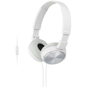 SONY MDR-ZX310APW, handsfree bílá; MDRZX310APW.CE7