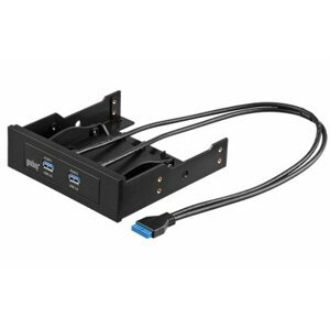 goobay USB 3.0 vývod z MB do 3.5"/5.25" pozice (2x typ A); kuzas3