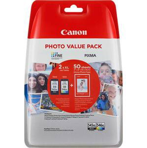 Canon BJ CARTRIDGE PG-545 XL + CL-546XL + 50ks GP501; 8286B006