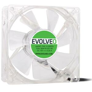 Evolveo FAN 14 GREEN ventilátor 140mm; FAN 14 GREEN