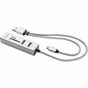 Yenkee YHC 102SR USB OTG COMBO HUB+čtečka; YHC 102S