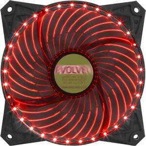 Evolveo ventilátor 120mm, LED 33 bodů, červený ; FAN12RD33