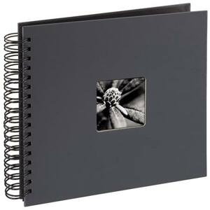 Hama album klasické spirálové FINE ART 28x24 cm, 50 stran, šedé; 94879