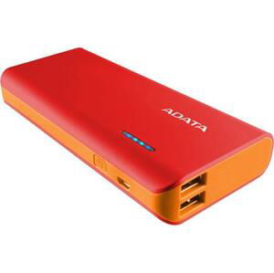 ADATA PT100 - 10000mAh, červeno oranžová; APT100-10000M-5V-CRDOR