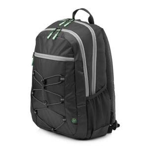 HP 15.6 Active Backpack (Black/Mint Green); 1LU22AA#ABB