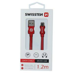 Swissten USB/microUSB 1.2m, červený; 71522206