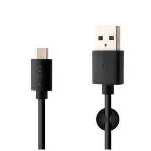 Datový a nabíjecí kabel FIXED s konektorem USB-C, USB 2.0, 3A, černý; FIXD-UC-BK