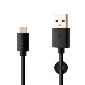 Dlouhý datový a nabíjecí kabel FIXED s konektorem USB-C, USB 2.0, 2 metry, 3A, černý; FIXD-UC2M-BK