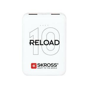 SKROSS powerbank SKROSS Reload 10, 10000mAh, 2x 2A výstup, microUSB kabel, bílý; DN56