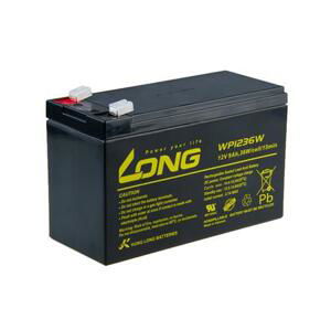 Long 12V 9Ah olověný akumulátor HighRate F2 (WP1236W); PBLO-12V009-F2AH