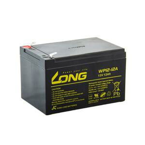 Long 12V 12Ah olověný akumulátor F2 (WP12-12A); PBLO-12V012-F2A