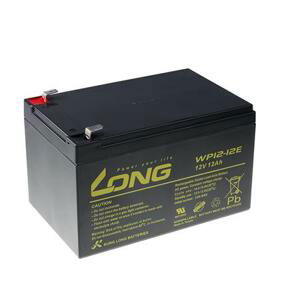 Long 12V 12Ah olověný akumulátor DeepCycle AGM F2 (WP12-12E); PBLO-12V012-F2AD