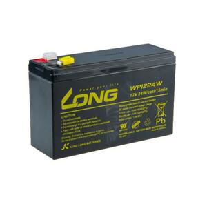 Long 12V 6Ah olověný akumulátor HighRate F2 (WP1224W); PBLO-12V006-F2AH