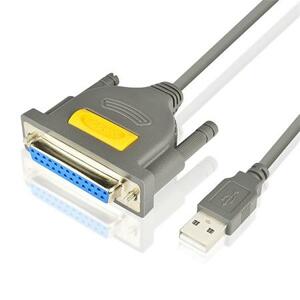 Axagon ADP-1P25 USB2.0 - paralelní DB25F printer adapter, 1.5m; ADP-1P25