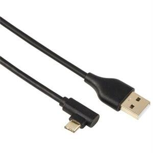 Hama kabel USB-C 2.0 A vidlice - typ C vidlice kolmá, 1 m; 135738