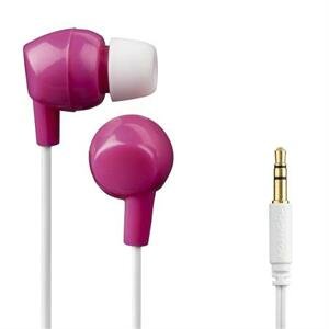 Thomson dětská sluchátka EAR3106, silikonové špunty, růžová/bílá; 132509